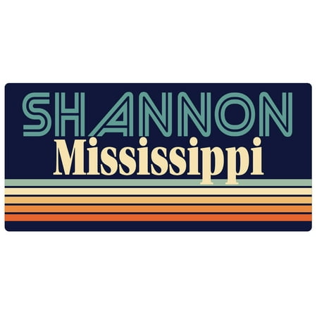 Shannon Mississippi 5 x 2.5-Inch Fridge Magnet Retro Design