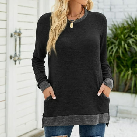 Juebong Halloween Custumes Women s Round- Neck Color Matching Pocket Recreational Long Sleeve Tops
Juebong Halloween Custumes Women s Round- Neck Color Matching Pocket Recreational Long Sleeve Tops