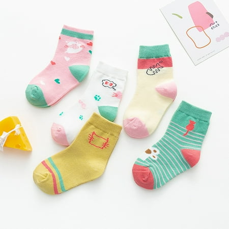 Toddler Socks 5 Packs in 1 Set for Kids Baby Girls Boys Fashion Cartoon Cute Fuzzy Cotton Non Skid Gripper Ankle Crew Socks (L Size for 4-6T Pink Cat Pattern)
Toddler Socks 5 Packs in 1 Set for Kids Baby Girls Boys Fashion Cartoon Cute Fuzzy Cotton Non Skid Gripper Ankle Crew Socks (L Size for 4-6T Pink Cat Pattern)