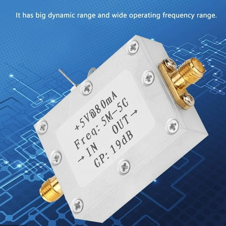 Haofy RF 5M-5GHz Wideband RF Signal Module With 19dB Gain For