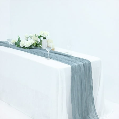 Viworld 35 x 71 inch Cheesecloth Table Runner Boho Gauze Dining Table Decoration for Wedding Reception Bridal Shower Christmas Rustic Table Cover
Viworld 35 x 71 inch Cheesecloth Table Runner Boho Gauze Dining Table Decoration for Wedding Reception Bridal Shower Christmas Rustic Table Cover