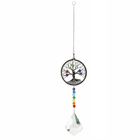 Winnereco Crystal Wind Chime Pendant Colorful Life Tree Hanging Drops Decor (Black)
Winnereco Crystal Wind Chime Pendant Colorful Life Tree Hanging Drops Decor (Black)