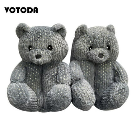Plush Teddy Bear Slippers Women Home Cotton Slippers Cute Cartoon Teddy Bear Slides Warm Soft Flat Shoes Ladies House Flip Flops
Plush Teddy Bear Slippers Women Home Cotton Slippers Cute Cartoon Teddy Bear Slides Warm Soft Flat Shoes Ladies House Flip Flops
