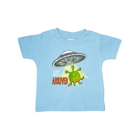 Inktastic Just Arrived- cute green alien UFO newborn baby Gift Baby Boy or Baby Girl T-Shirt
Inktastic Just Arrived- cute green alien UFO newborn baby Gift Baby Boy or Baby Girl T-Shirt
