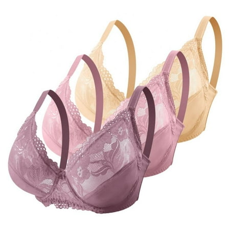 Women s 1/2 Cup Lace Mesh Deep V See Through Full Coverage Plus Size Ultra-thin Comfortable Breathable Bralette Bra(3-Packs)
Women s 1/2 Cup Lace Mesh Deep V See Through Full Coverage Plus Size Ultra-thin Comfortable Breathable Bralette Bra(3-Packs)