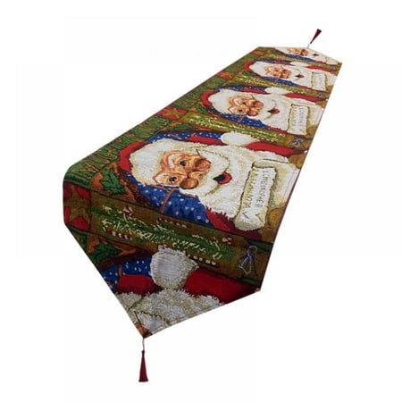 Dining Table Runner Christmas Table Flag Holiday Decorative Table Cover Xmas Tree Socks Snowman Santa Claus Embroidery Tablecloth
Dining Table Runner Christmas Table Flag Holiday Decorative Table Cover Xmas Tree Socks Snowman Santa Claus Embroidery Tablecloth