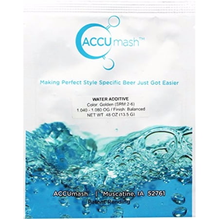 Accumash-SRM (2-6) 1.040 - 1.080 OG Finish: Balanced