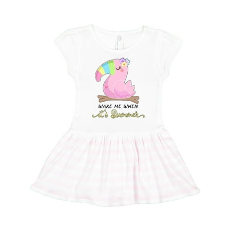Inktastic Funny Wake Me When It s Summer Sleepy Parrot Gift Toddler Girl Dress
Inktastic Funny Wake Me When It s Summer Sleepy Parrot Gift Toddler Girl Dress