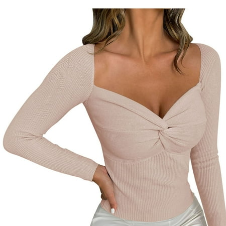 Plus Size Tops For Women Woman Fashion Corset Front Cross Wide Collar Long Sleeve Temperament Sweater Top
Plus Size Tops For Women Woman Fashion Corset Front Cross Wide Collar Long Sleeve Temperament Sweater Top