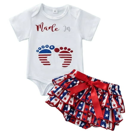TOWED22 Toddler Girls 4th of July Outfits Kids USA Flag Print Sleeveless Tank Tops American Star Striped Flared Pants Sets 12-18 Months
TOWED22 Toddler Girls 4th of July Outfits Kids USA Flag Print Sleeveless Tank Tops American Star Striped Flared Pants Sets 12-18 Months