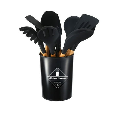BAMILL 12Pcs Kitchen Utensils Kit Spatulas Silicone Non-Stick Barreled Cookware Cooking
BAMILL 12Pcs Kitchen Utensils Kit Spatulas Silicone Non-Stick Barreled Cookware Cooking