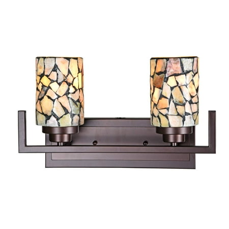 Tiffany Wall Sconces 2-Light Natural Stone Wall Light for Bedroom Hallway Bathroom
Tiffany Wall Sconces 2-Light Natural Stone Wall Light for Bedroom Hallway Bathroom