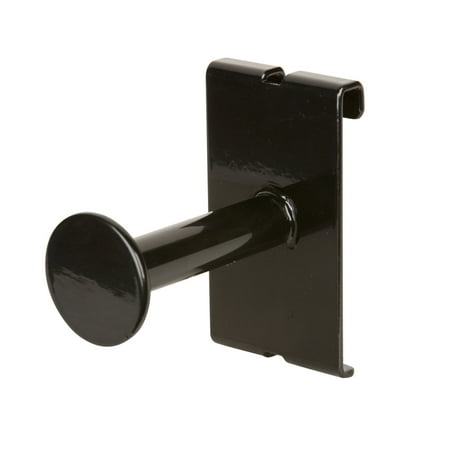 Gridwall Straight Faceout Heavy Duty Dressing Room Hooks with Round Disc End For Grid Panels 3 Deep Black 24 Pack
Gridwall Straight Faceout Heavy Duty Dressing Room Hooks with Round Disc End For Grid Panels 3 Deep Black 24 Pack