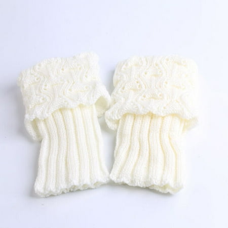 Ladies Short Leg Warmers Crochet Cuffs Ankle Toppers Knitted Trim Boot Socks(white)
Ladies Short Leg Warmers Crochet Cuffs Ankle Toppers Knitted Trim Boot Socks(white)