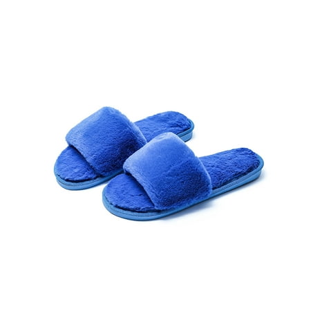 Fangasis Womens Open Toe Slippers Solid Color Plush Slippers Home Indoor Slides Flat Shoes
Fangasis Womens Open Toe Slippers Solid Color Plush Slippers Home Indoor Slides Flat Shoes