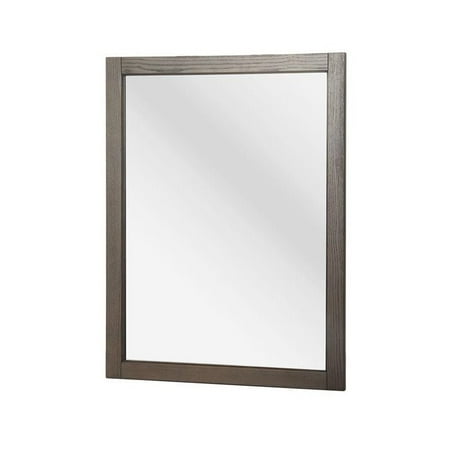 Brentwood 30-3/4 in. L x 23-1/2 in. W Wall Mirror in Driftwood