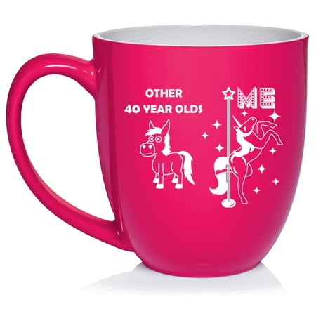 40 Year Old Superstar Unicorn Funny 40th Birthday Ceramic Coffee Mug Tea Cup Gift for Her Friend Coworker Sister (16oz Hot Pink)
40 Year Old Superstar Unicorn Funny 40th Birthday Ceramic Coffee Mug Tea Cup Gift for Her Friend Coworker Sister (16oz Hot Pink)