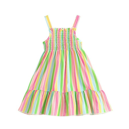 TAIAOJING Little Girls Sleeveless Dress Toddler Girls Child Stripe Prints Summer Beach Sundress Party Princess Dresses
TAIAOJING Little Girls Sleeveless Dress Toddler Girls Child Stripe Prints Summer Beach Sundress Party Princess Dresses