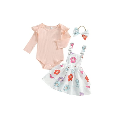 Bmnmsl Baby Skirt Sets Flying Sleeve Romper Floral Suspender Dress Headband Infant Girls Clothes Set
Bmnmsl Baby Skirt Sets Flying Sleeve Romper Floral Suspender Dress Headband Infant Girls Clothes Set