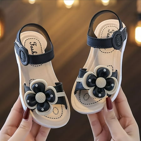 ONDOGDOG Trendy Cute Flower Open Toe Sandals For Girls - Breathable Non-slip Sandals for Indoor Outdoor Beach - All Seasons Comfort
ONDOGDOG Trendy Cute Flower Open Toe Sandals For Girls - Breathable Non-slip Sandals for Indoor Outdoor Beach - All Seasons Comfort