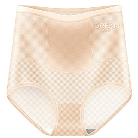 HEVIRGO Women Panties High Waist Seamless No Trace Solid Color Intimate Butt-lifted Slimming Anti-shrink Women Underpants for Daily Wear
HEVIRGO Women Panties High Waist Seamless No Trace Solid Color Intimate Butt-lifted Slimming Anti-shrink Women Underpants for Daily Wear