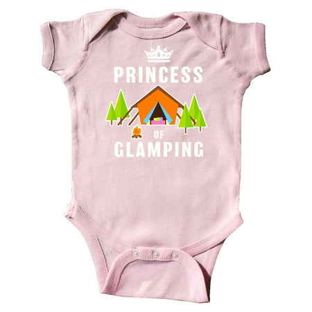 Inktastic Princess of Glamping Gift Baby Girl Bodysuit