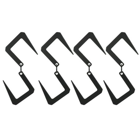 Tomfoto 4 PCS Outdoor Camping Two Way Storage Hook Stainless Steel Hanger Hook with Detachable Metal Connection Storage Hook
Tomfoto 4 PCS Outdoor Camping Two Way Storage Hook Stainless Steel Hanger Hook with Detachable Metal Connection Storage Hook