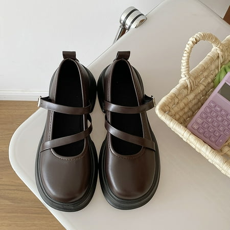 Uniform shoes for women new spring and autumn British style shallow mouth single-layer shoes women‘s thick bottom buckle Mary Jane shoes
Uniform shoes for women new spring and autumn British style shallow mouth single-layer shoes women‘s thick bottom buckle Mary Jane shoes