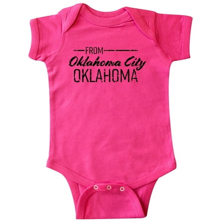 Inktastic From Oklahoma City Oklahoma in Black Distressed Text Gift Baby Boy or Baby Girl Bodysuit
Inktastic From Oklahoma City Oklahoma in Black Distressed Text Gift Baby Boy or Baby Girl Bodysuit