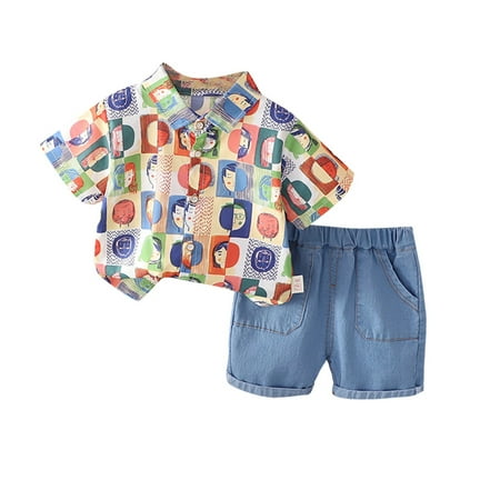 Firetruck Clothes 6 Months Clothes Boy Toddler Baby Boy Clothes Shorts Set Face Print Shirt Short Sleeve Button Down Top Solid Shorts Summer Outfit
Firetruck Clothes 6 Months Clothes Boy Toddler Baby Boy Clothes Shorts Set Face Print Shirt Short Sleeve Button Down Top Solid Shorts Summer Outfit