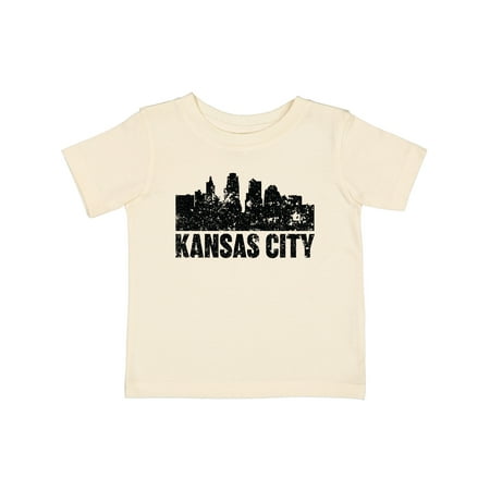 Inktastic Kansas City Skyline Grunge Gift Baby Boy or Baby Girl T-Shirt