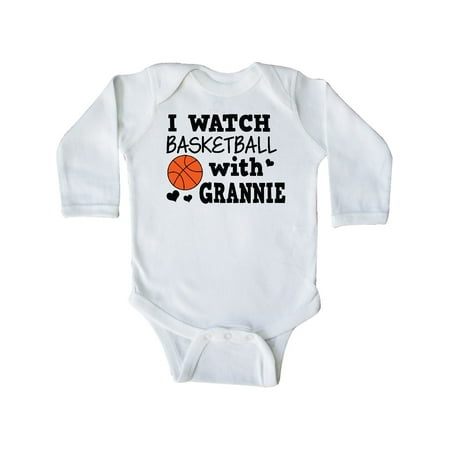 Inktastic I Watch Basketball with Grannie Gift Baby Boy Long Sleeve Bodysuit
Inktastic I Watch Basketball with Grannie Gift Baby Boy Long Sleeve Bodysuit