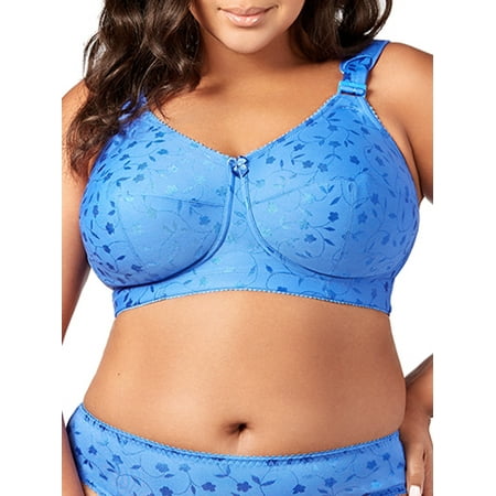 Elila Womens Sidney Jacquard Wire-Free Bra Style-1305F