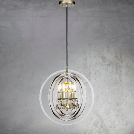 JYYQ.INC 4-Light Modern Clear Globe Ghost Chandelier with Champagne Candlestick
JYYQ.INC 4-Light Modern Clear Globe Ghost Chandelier with Champagne Candlestick