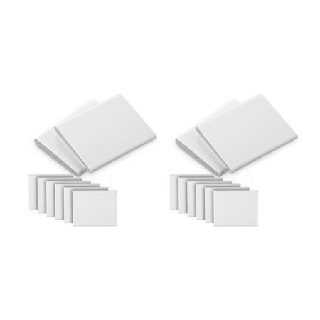 12 Pieces Self-Adhesive Door Corner Seals Weather Stripping Wedge Stopper Door Seal Corner Foam (White)
12 Pieces Self-Adhesive Door Corner Seals Weather Stripping Wedge Stopper Door Seal Corner Foam (White)