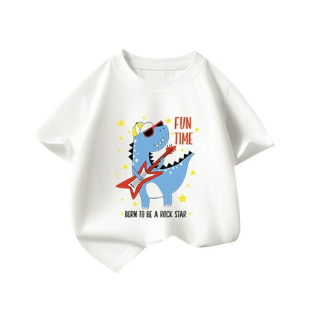 Children Boys T-shirts Cartoon Printed Short Sleeve Crew Neck Cotton Casual Fun Pattern Summer Clothes Top Dailywear Party Tshirts
Children Boys T-shirts Cartoon Printed Short Sleeve Crew Neck Cotton Casual Fun Pattern Summer Clothes Top Dailywear Party Tshirts