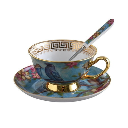 Lacyie European Style Coffee Ceramic Cup Set With Saucer Spoon High End Porcelain Coffee Cup Set
Lacyie European Style Coffee Ceramic Cup Set With Saucer Spoon High End Porcelain Coffee Cup Set