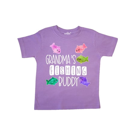 Inktastic Grandma s Fishing Buddy with Colorful Fish Gift Toddler Boy or Toddler Girl T-Shirt
Inktastic Grandma s Fishing Buddy with Colorful Fish Gift Toddler Boy or Toddler Girl T-Shirt