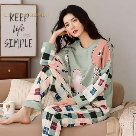 QWZNDZGR Autumn Sleep Lounge Pajama Long Sleeved Top Polka Dots Women Pajama Sets Cartoon Pyjamas Cotton Sleepwear Women M L XL XXL XXXL
QWZNDZGR Autumn Sleep Lounge Pajama Long Sleeved Top Polka Dots Women Pajama Sets Cartoon Pyjamas Cotton Sleepwear Women M L XL XXL XXXL