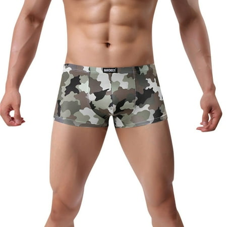 Medcursor Men s Fashion Camouflage Printing Colourful Comfortable Underwear