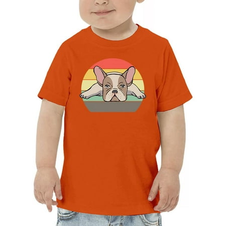 Retro Style Frenchie Bulldog T-Shirt Toddler -Image by Shutterstock 4 Toddler