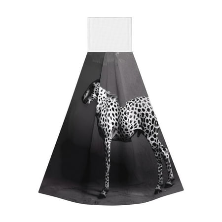 Jgfou Monochrome Leopard Horse Print Coral Fleece Microfiber Hanging Hand Towel Soft Premium Dishcloths Multi-Purpose Dust and Stain Removal Cleaning Supplies
Jgfou Monochrome Leopard Horse Print Coral Fleece Microfiber Hanging Hand Towel Soft Premium Dishcloths Multi-Purpose Dust and Stain Removal Cleaning Supplies