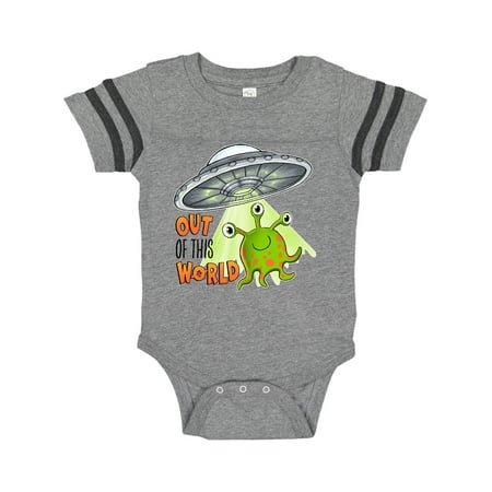 Inktastic Out of this World- cute green alien UFO Gift Baby Boy or Baby Girl Bodysuit
Inktastic Out of this World- cute green alien UFO Gift Baby Boy or Baby Girl Bodysuit