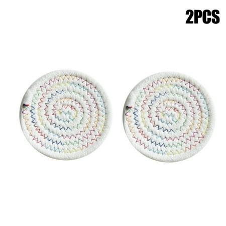 Alexsix Vintage Woven Coasters Thicken Heat-Resistant Round Drinks Water Absorbent Coasters for Home Table Decoration(Warm Color)
Alexsix Vintage Woven Coasters Thicken Heat-Resistant Round Drinks Water Absorbent Coasters for Home Table Decoration(Warm Color)