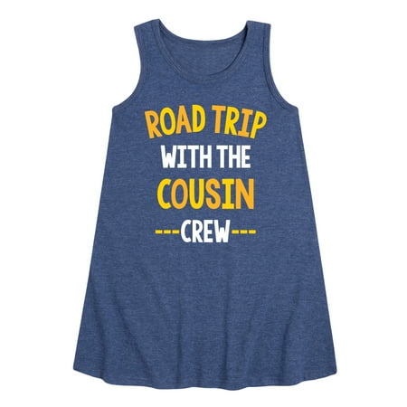 Instant Message - Road Trip With The Cousin Crew - Toddler & Youth Girls A-line Dress
Instant Message - Road Trip With The Cousin Crew - Toddler & Youth Girls A-line Dress
