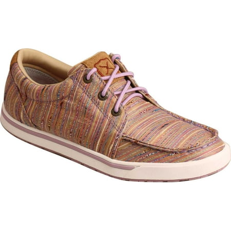 Women s Twisted X WCA0039 Kicks Moc Toe Sneaker Lilac/Multi Textile