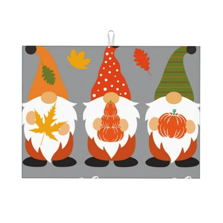 Sigee Hello Fall Gnomes for Dish Drying Mat for Kitchen Counter Premium Kitchen Drying Mat 18 x 24 Dish Drying Pad
Sigee Hello Fall Gnomes for Dish Drying Mat for Kitchen Counter Premium Kitchen Drying Mat 18 x 24 Dish Drying Pad