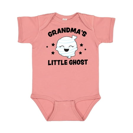 Inktastic Cute Grandma s Little Ghost with Stars Gift Baby Girl Bodysuit