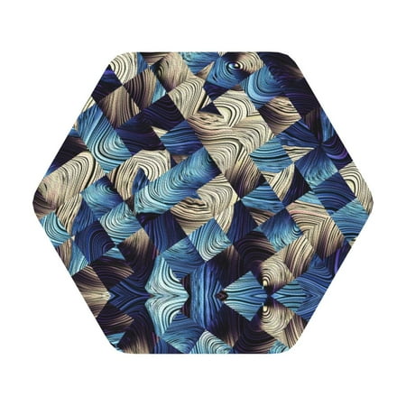 Bingfone Vintage Abstract Blue Squares Leather Drinks Coasters With Set Of 6 Suitable For Home Kitchen Coffee Cup Coasters Home Gift 
Bingfone Vintage Abstract Blue Squares Leather Drinks Coasters With Set Of 6 Suitable For Home Kitchen Coffee Cup Coasters Home Gift