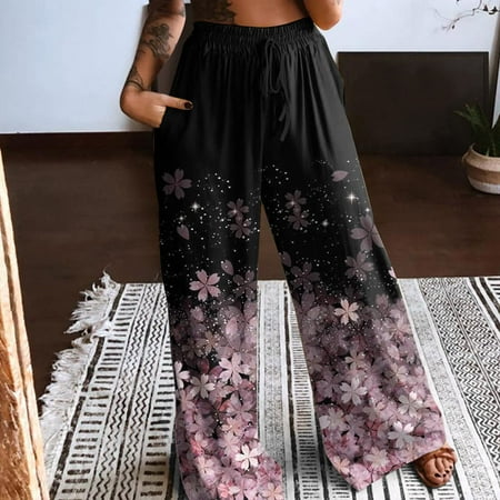 XMMSWDLA Pants For Women Deals Clearance Comfy Pajama Pants Wide Leg Lounge Yoga Pants Loose Butterfly Floral Printed Casual Lounge Jogger Pants
XMMSWDLA Pants For Women Deals Clearance Comfy Pajama Pants Wide Leg Lounge Yoga Pants Loose Butterfly Floral Printed Casual Lounge Jogger Pants